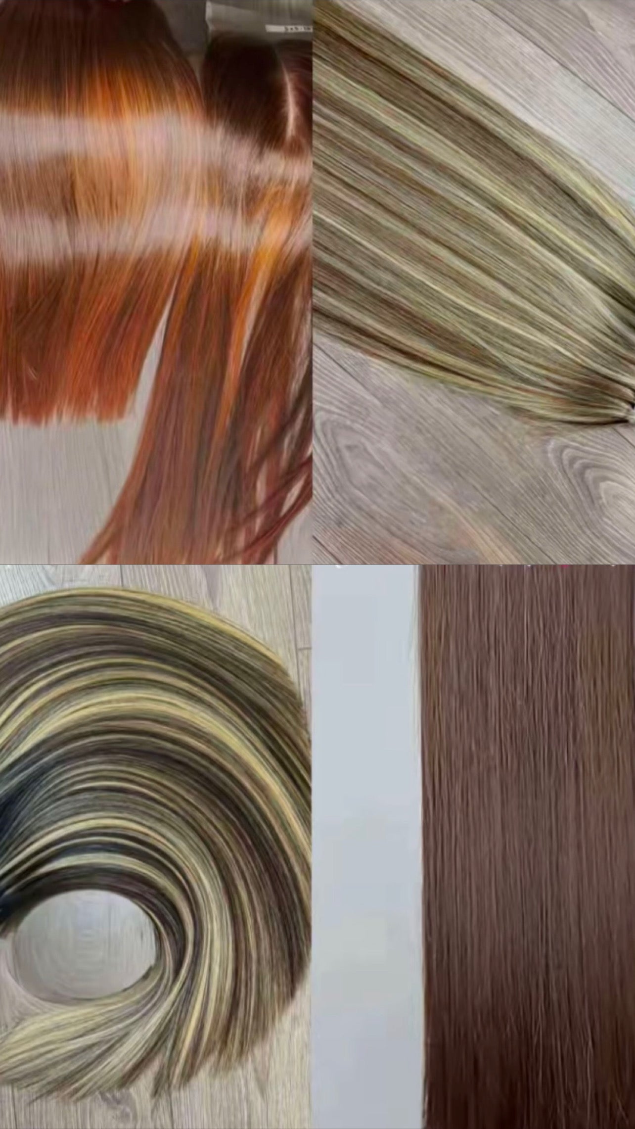 Raw Pre-Coloured Hair